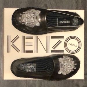 ‼️SOLD‼️ KENZO Tiger graphite metallic espadrilles